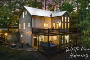 NEW White Pine Hideaway Fire pit Hot Tub Games